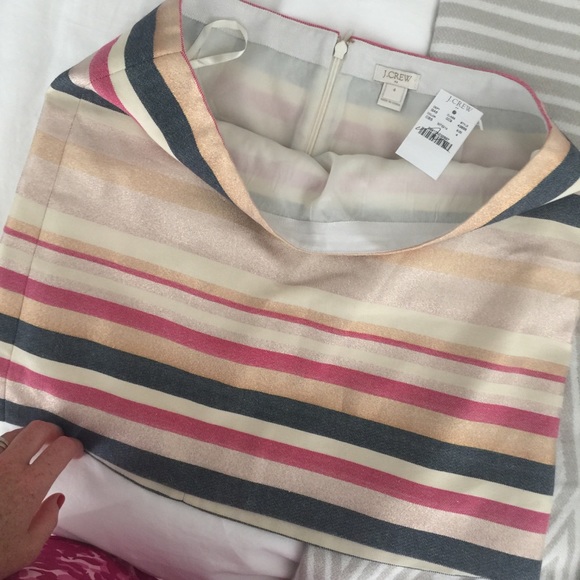 J Crew Stiped Skirt - Picture 3 of 4